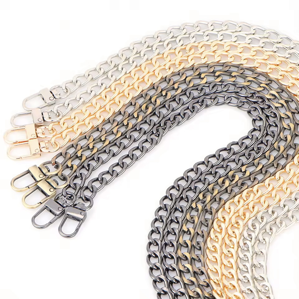 Metal and aluminum bag chains
