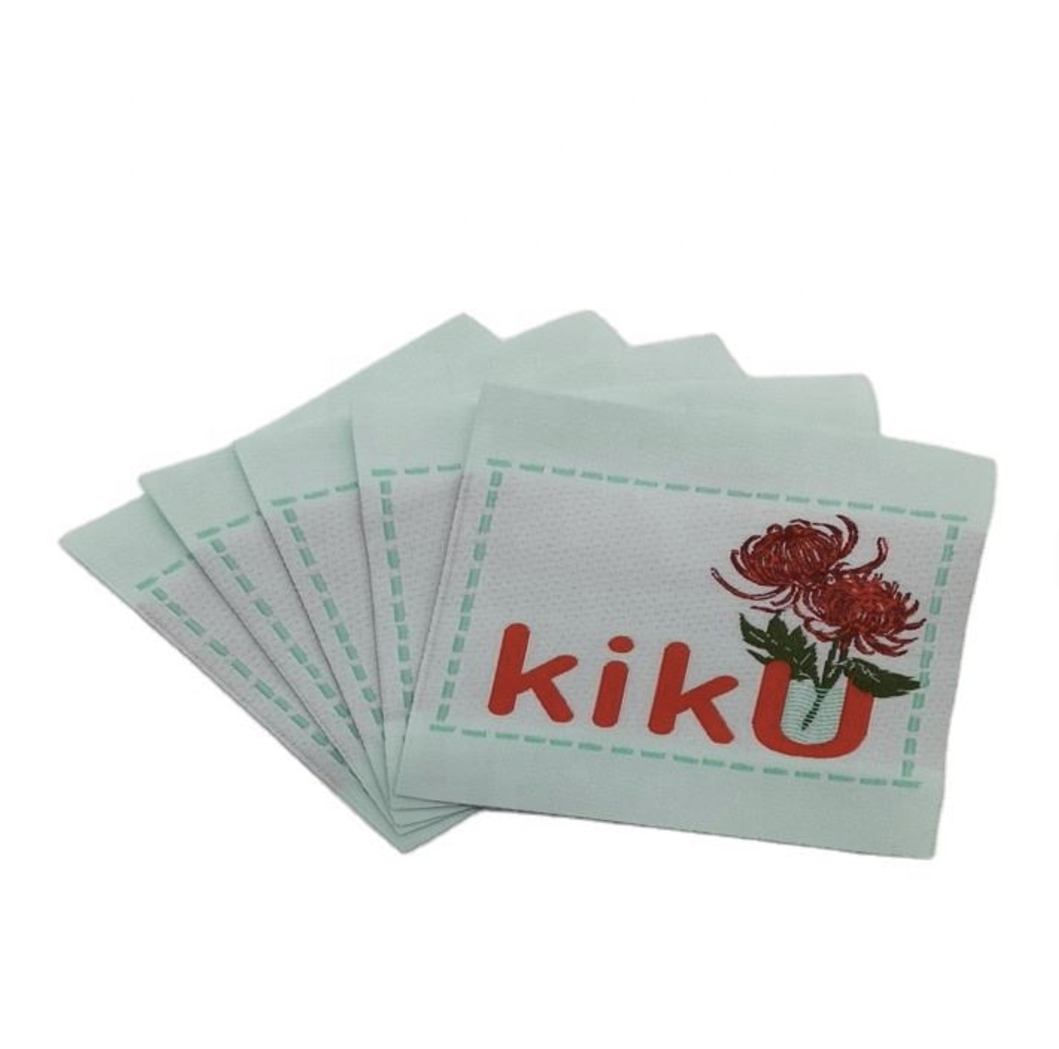 Custom Private Clothing Brand Personal Design logo Print Woven Label Woven Label